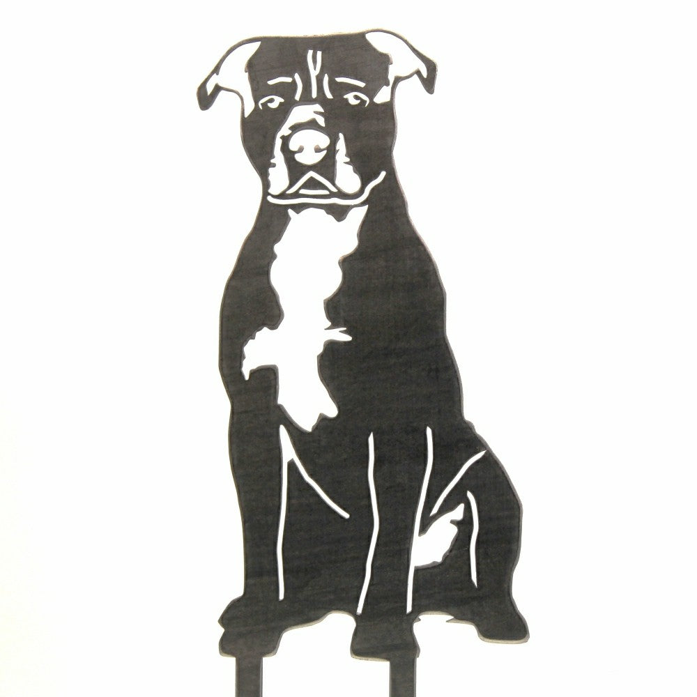 Staffordshire Bull Terrier Garden Stake | Plow & Hearth