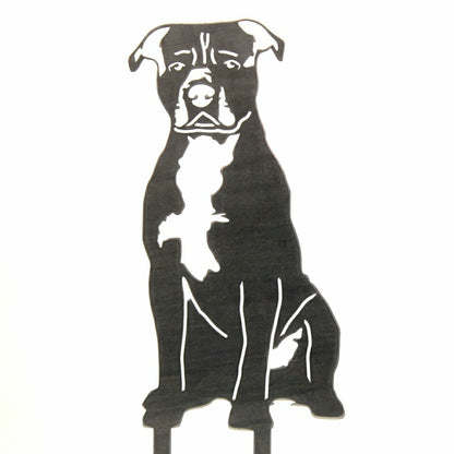 Staffordshire Bull Terrier Garden Stake | Plow & Hearth