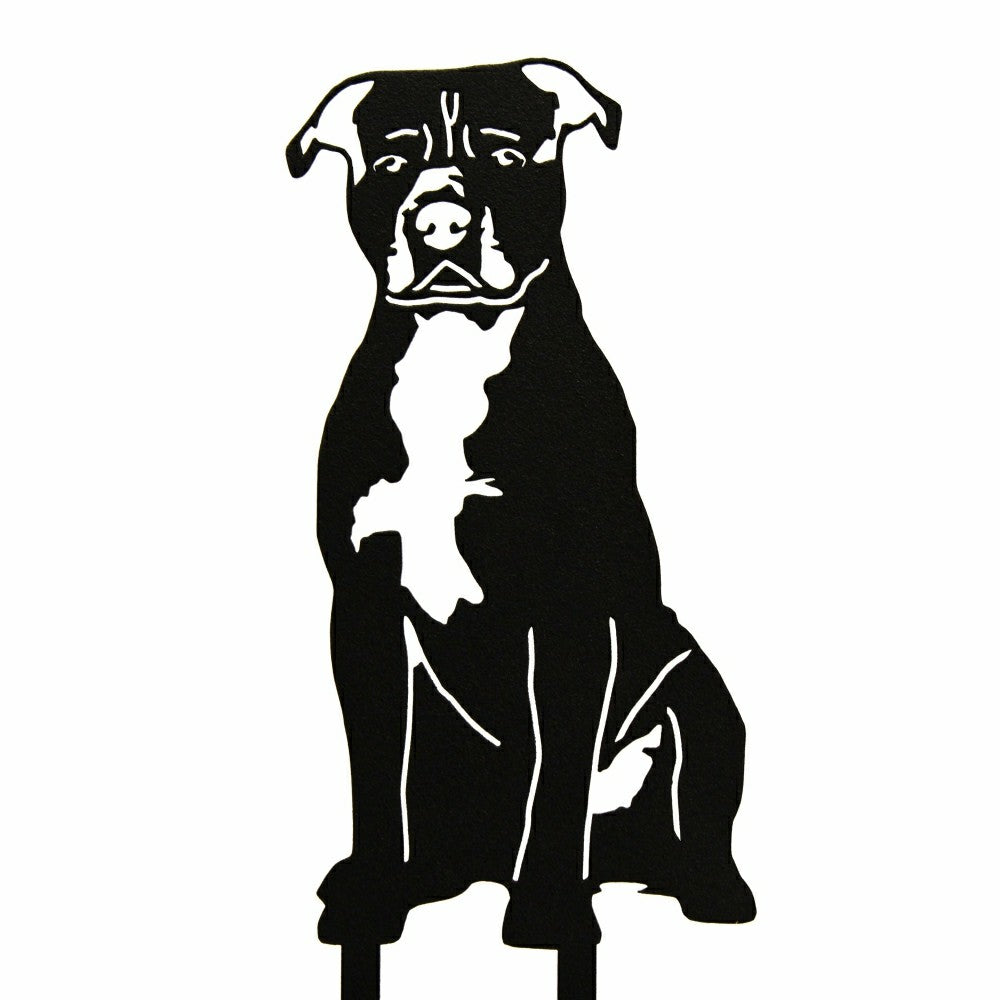 Staffordshire Bull Terrier Garden Stake | Plow & Hearth