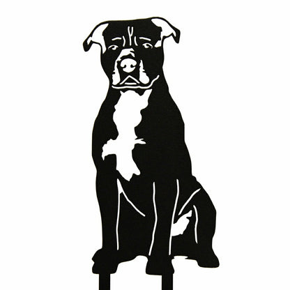 Staffordshire Bull Terrier Garden Stake | Plow & Hearth