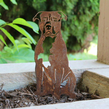 Staffordshire Bull Terrier Garden Stake | Plow & Hearth
