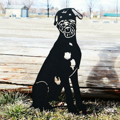 Irish Wolfhound Garden Stake | Plow & Hearth