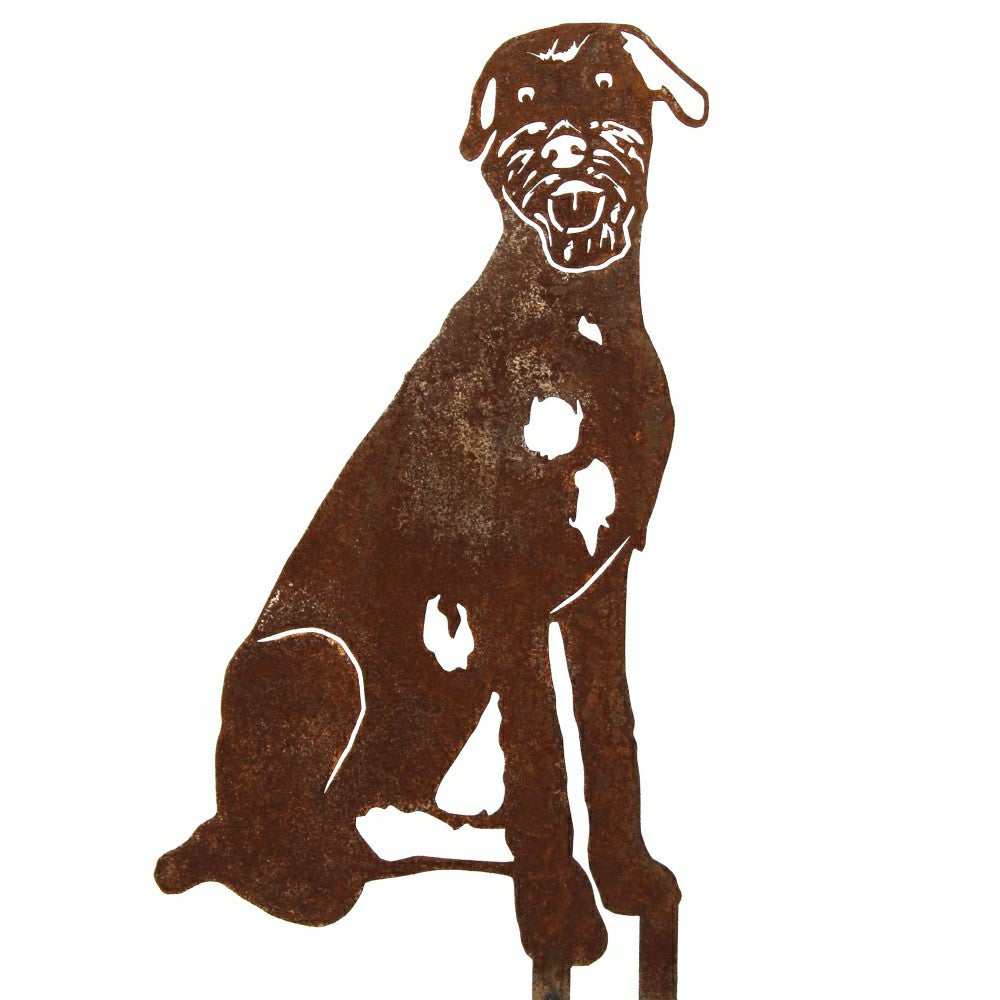 Irish Wolfhound Garden Stake | Plow & Hearth