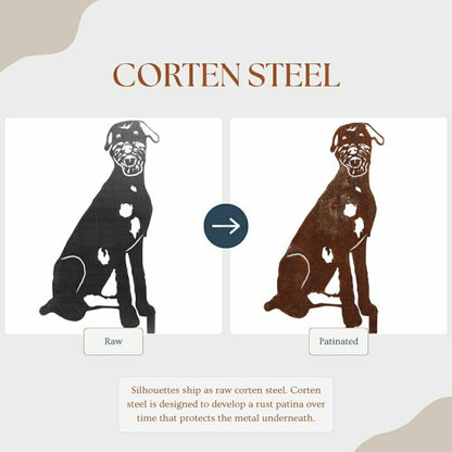 Irish Wolfhound Garden Stake | Plow & Hearth