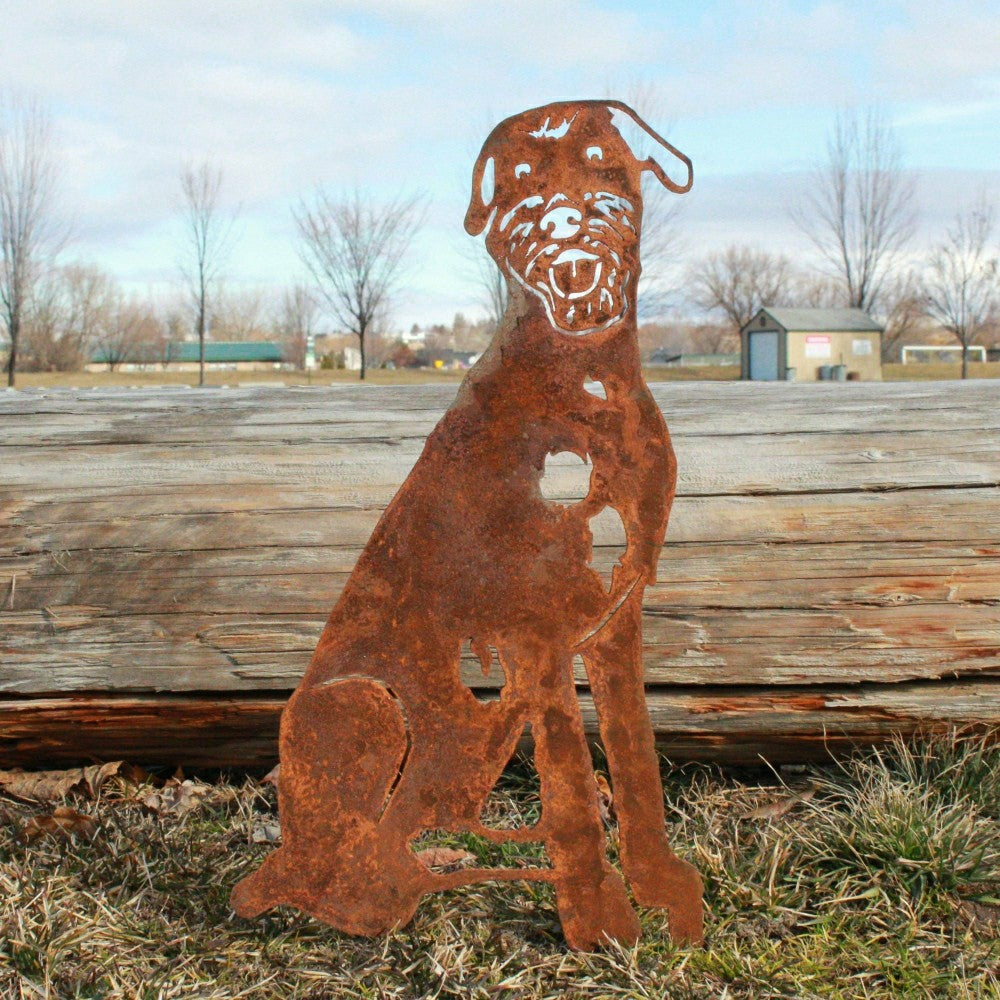 Irish Wolfhound Garden Stake | Plow & Hearth