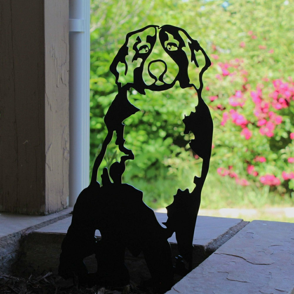 Bernese Mountain Dog Garden Stake | Plow & Hearth