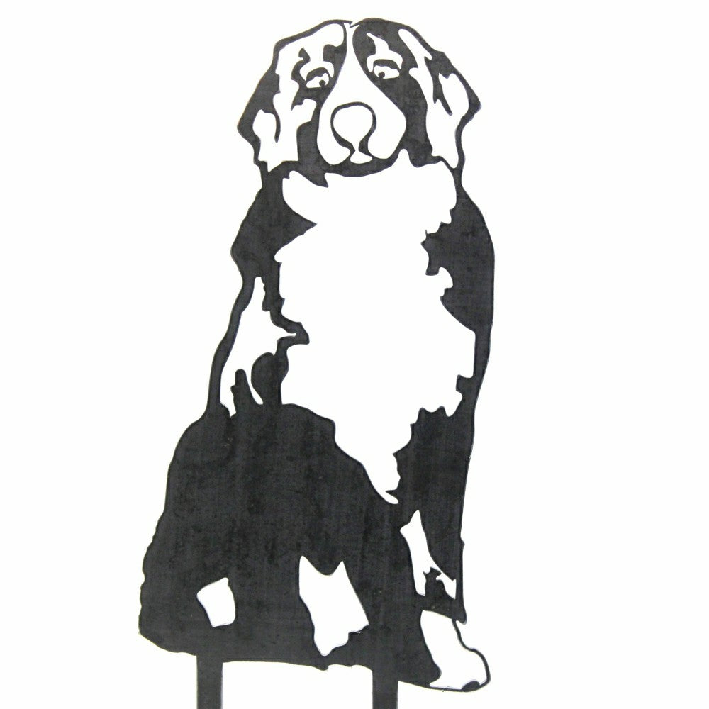Bernese Mountain Dog Garden Stake | Plow & Hearth
