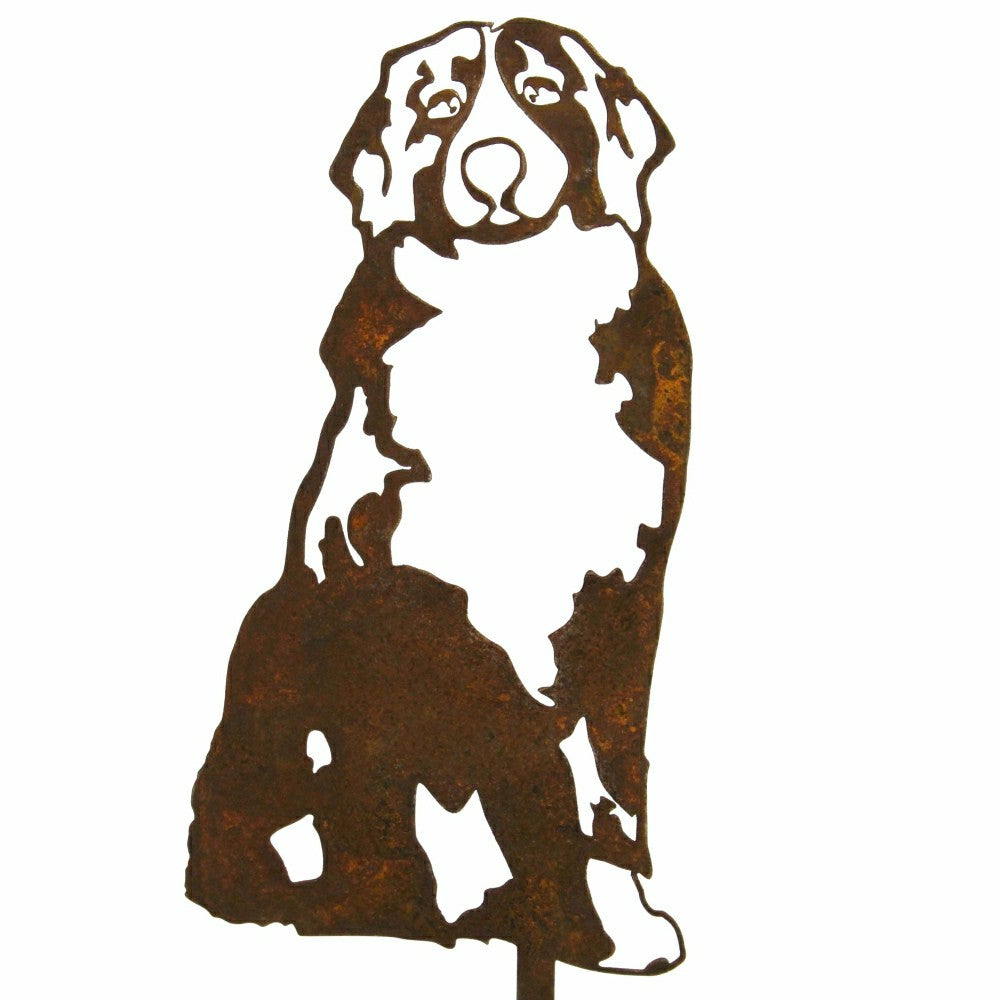Bernese Mountain Dog Garden Stake | Plow & Hearth