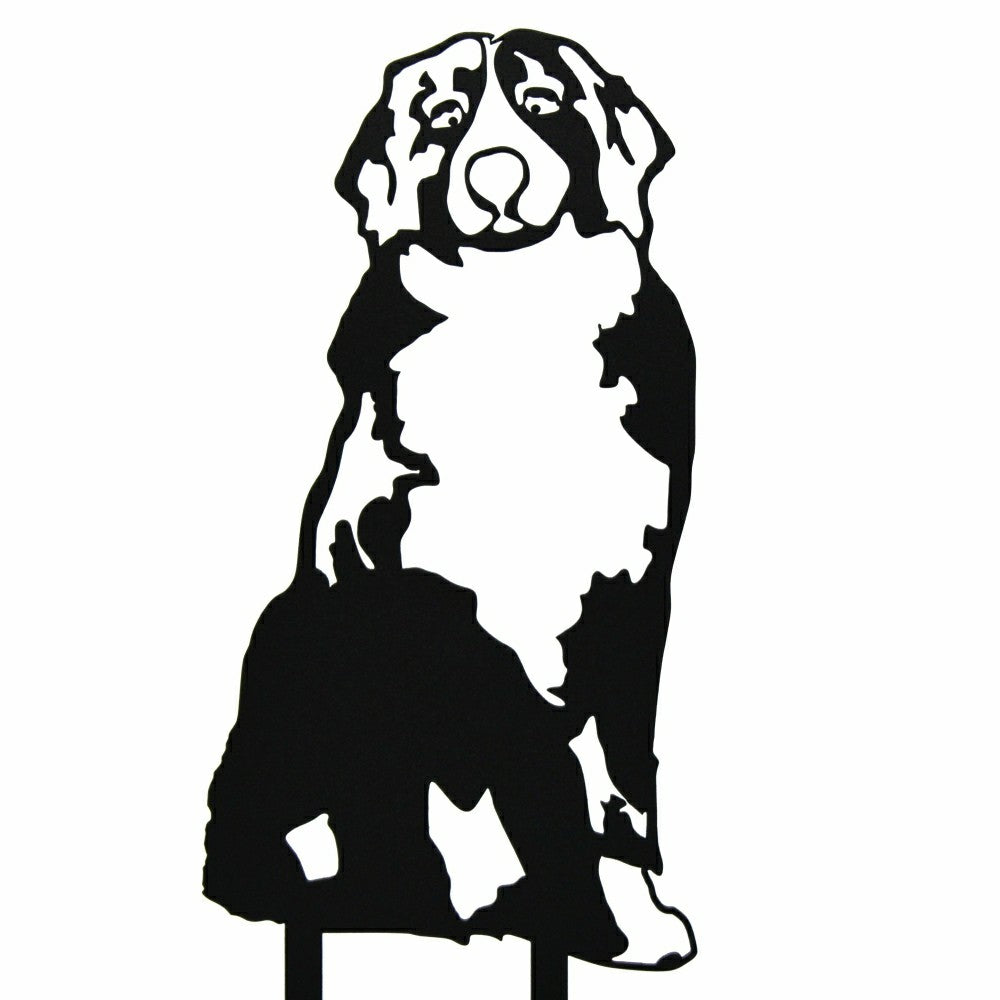 Bernese Mountain Dog Garden Stake | Plow & Hearth