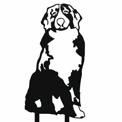 Bernese Mountain Dog Garden Stake | Plow & Hearth