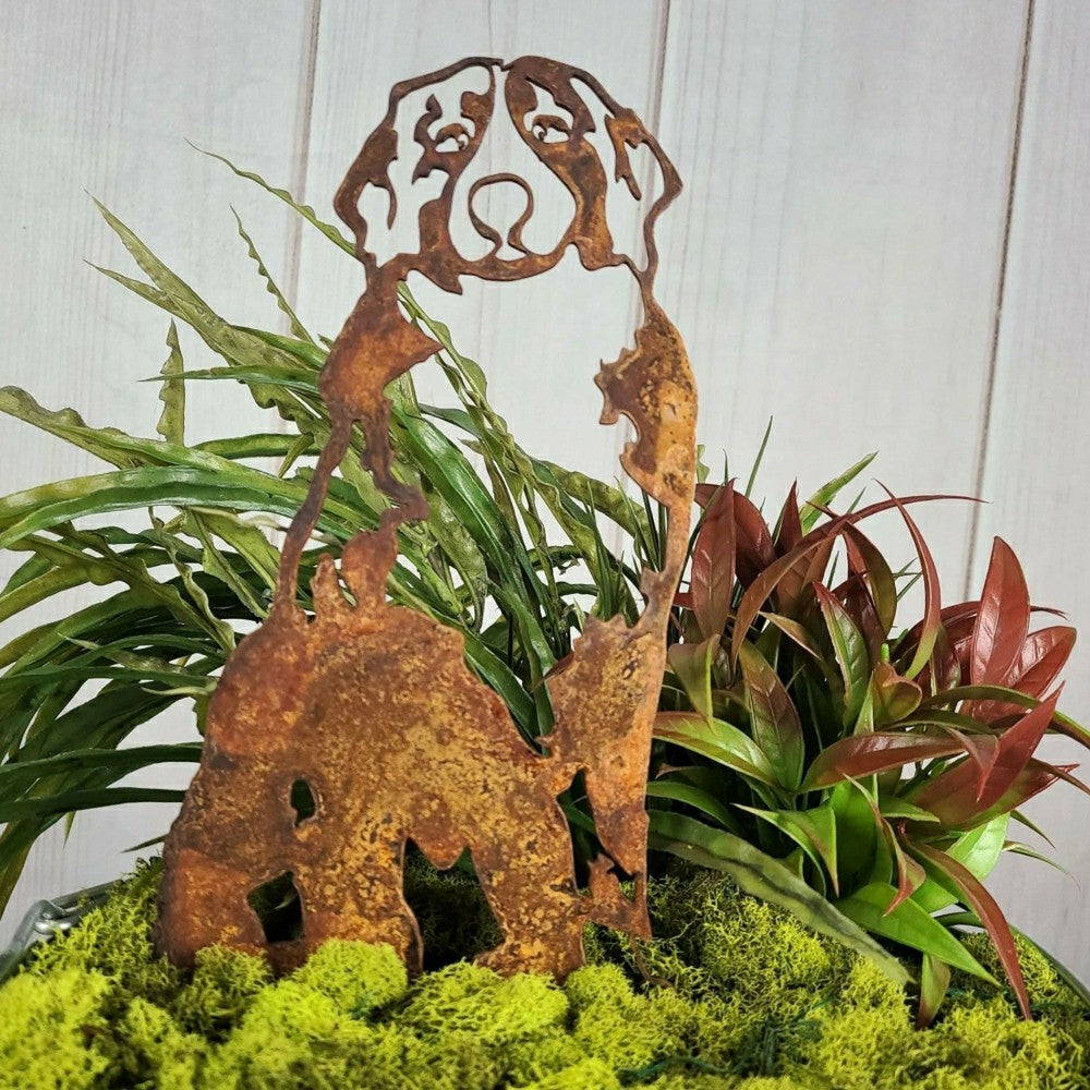 Bernese Mountain Dog Garden Stake | Plow & Hearth