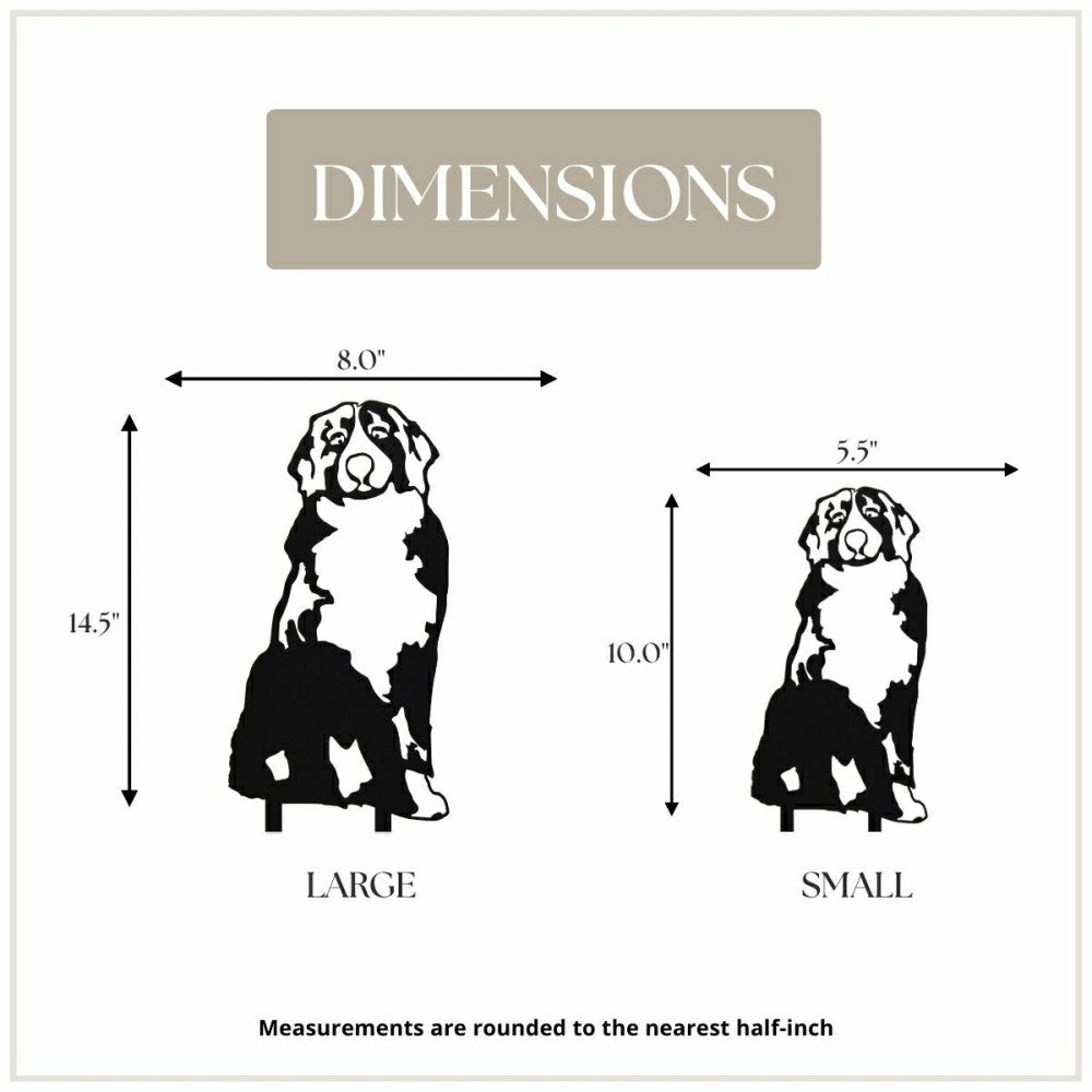 Bernese Mountain Dog Garden Stake | Plow & Hearth