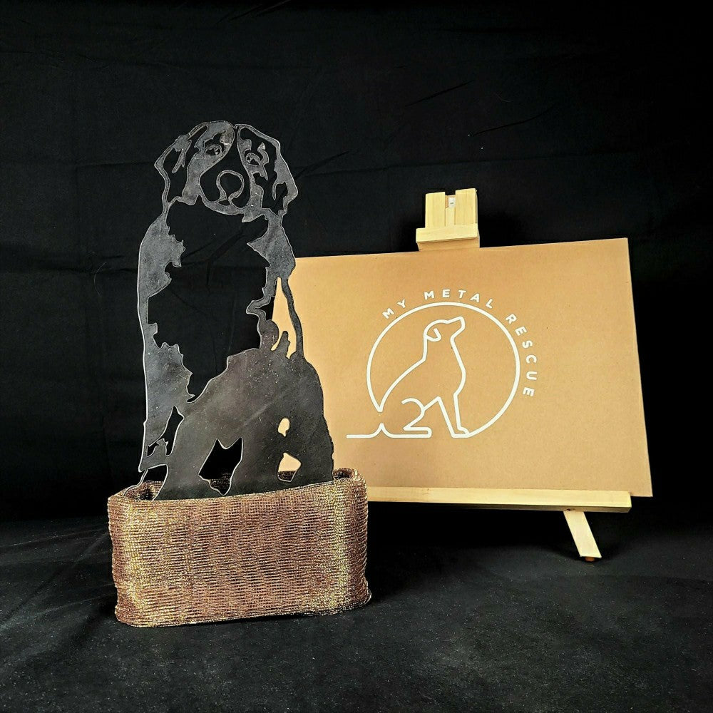 Bernese Mountain Dog Garden Stake | Plow & Hearth