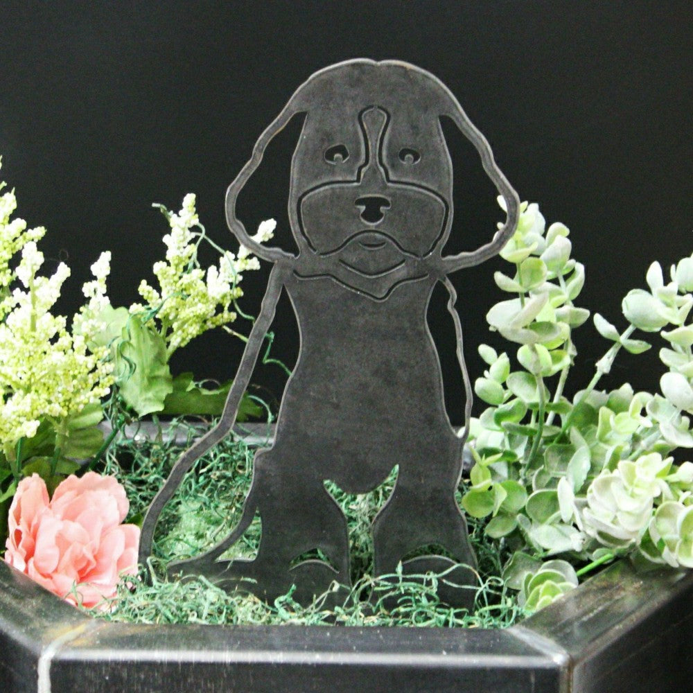 Cavapoo Garden Stake | Plow & Hearth