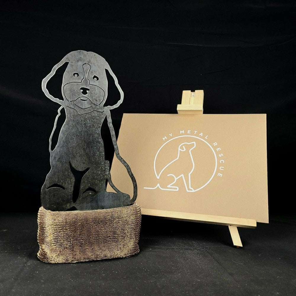 Cavapoo Garden Stake | Plow & Hearth