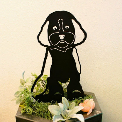 Cavapoo Garden Stake | Plow & Hearth