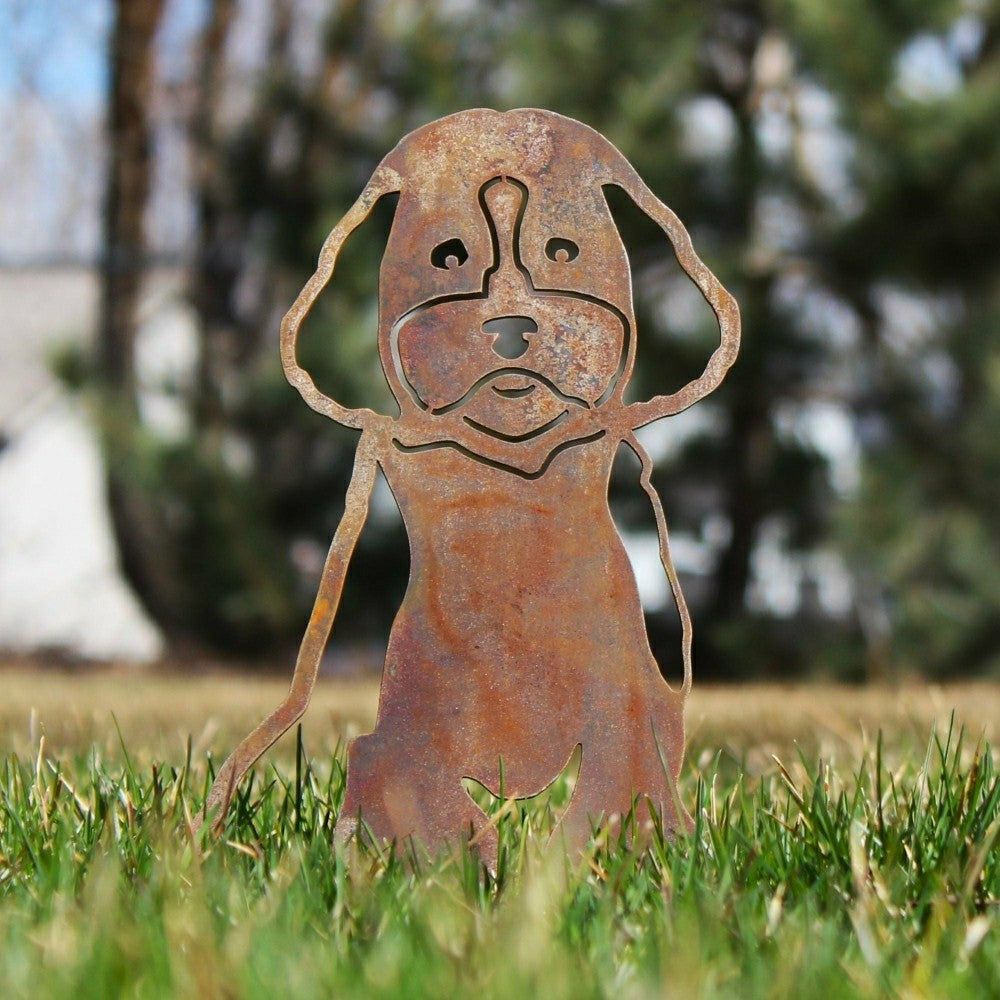 Cavapoo Garden Stake | Plow & Hearth