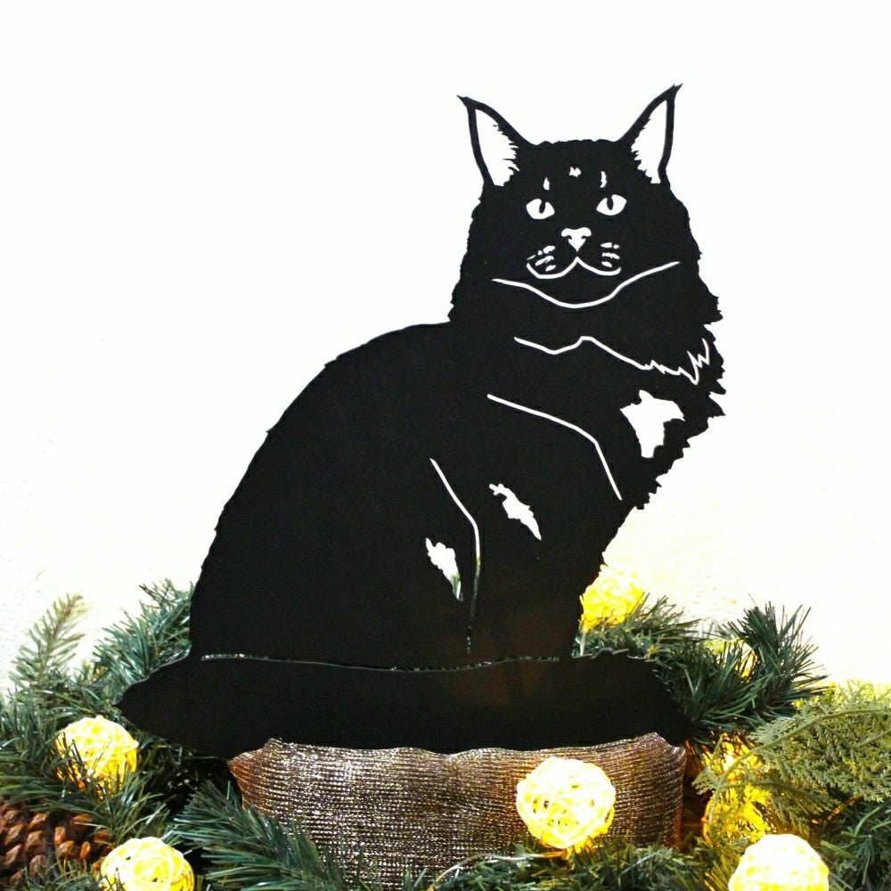 Maine Coon Garden Stake | Plow & Hearth