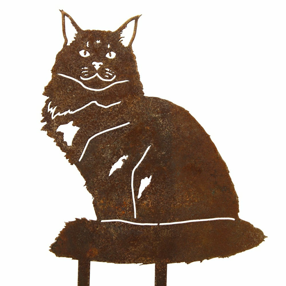 Maine Coon Garden Stake | Plow & Hearth