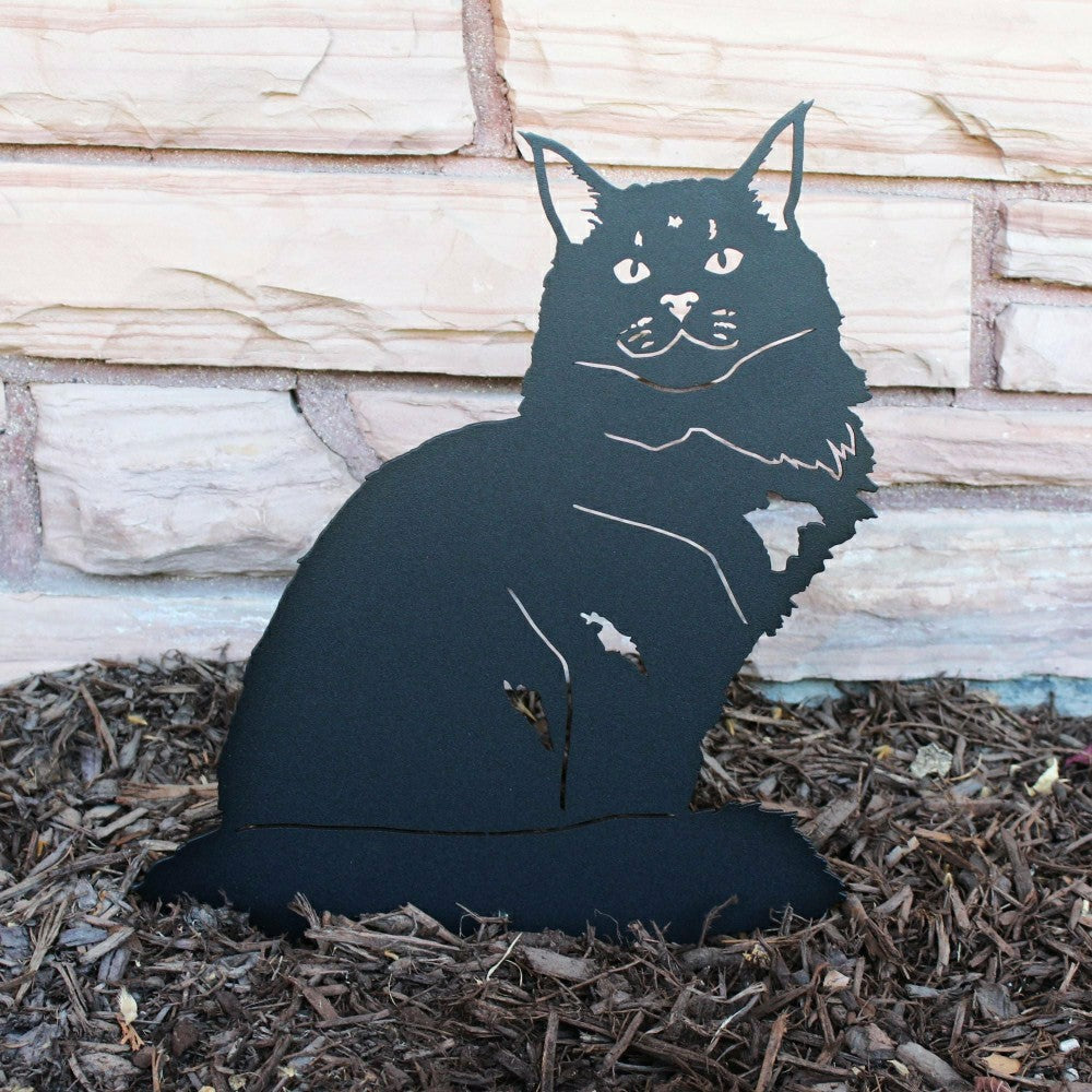 Maine Coon Garden Stake | Plow & Hearth