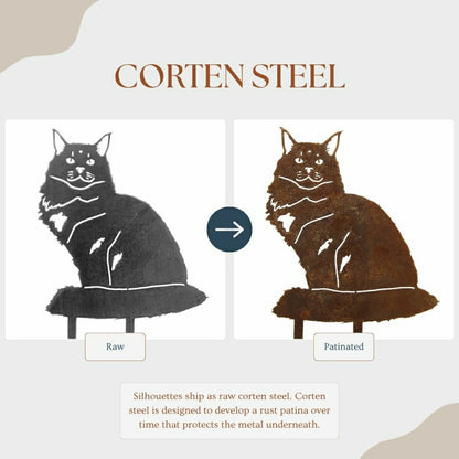 Maine Coon Garden Stake | Plow & Hearth