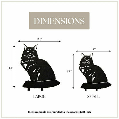 Maine Coon Garden Stake | Plow & Hearth