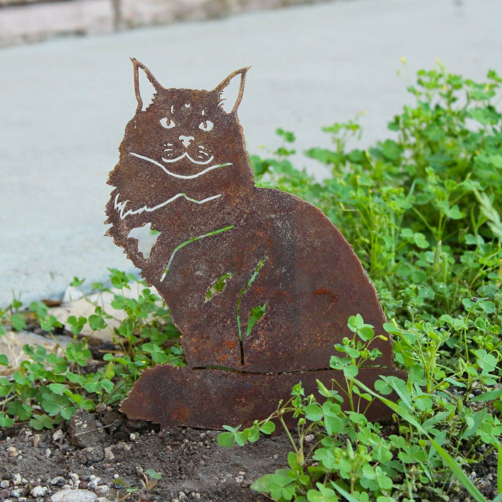Maine Coon Garden Stake | Plow & Hearth