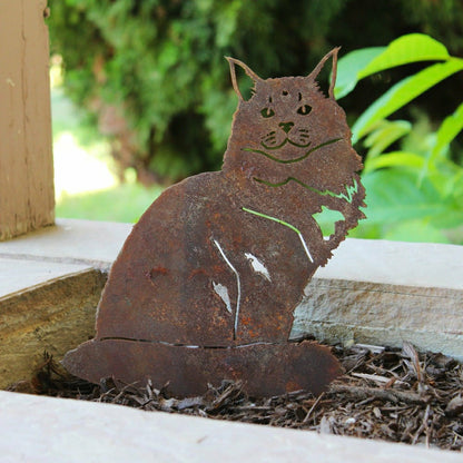 Maine Coon Garden Stake | Plow & Hearth