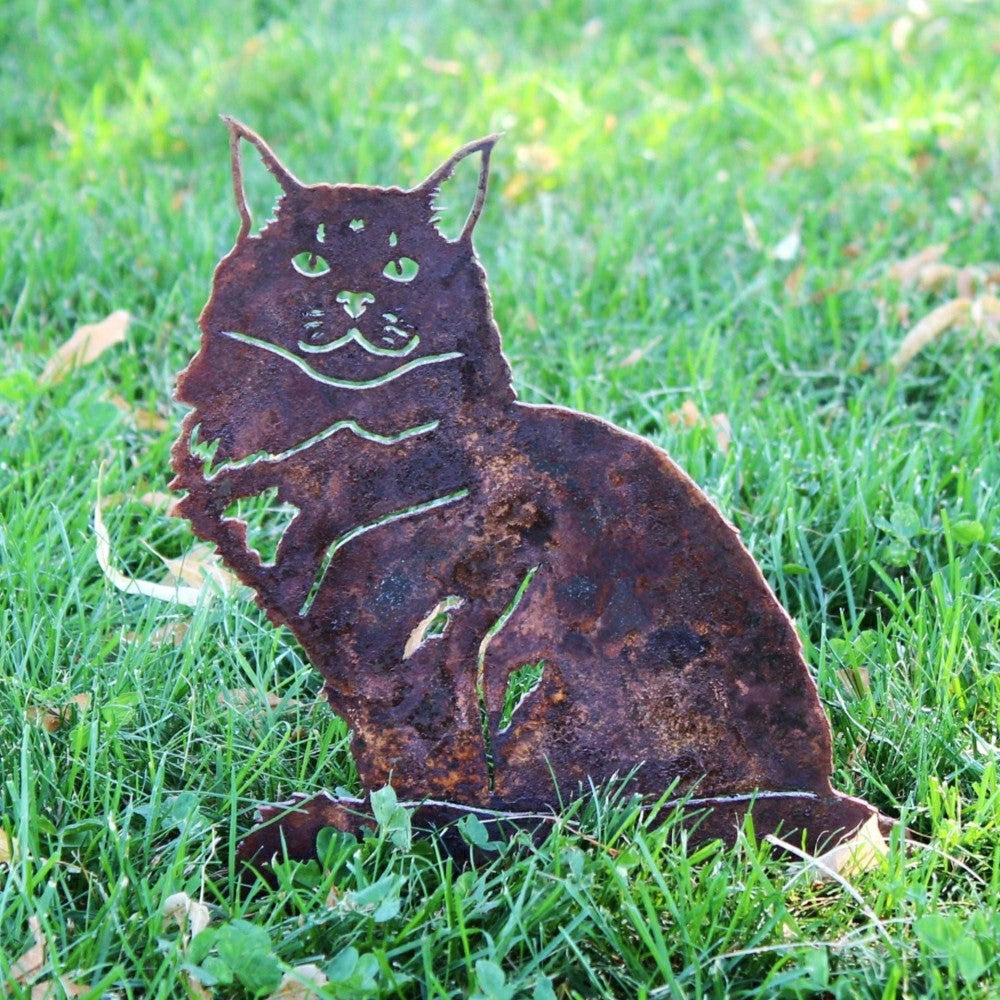 Maine Coon Garden Stake | Plow & Hearth