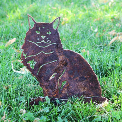 Maine Coon Garden Stake | Plow & Hearth