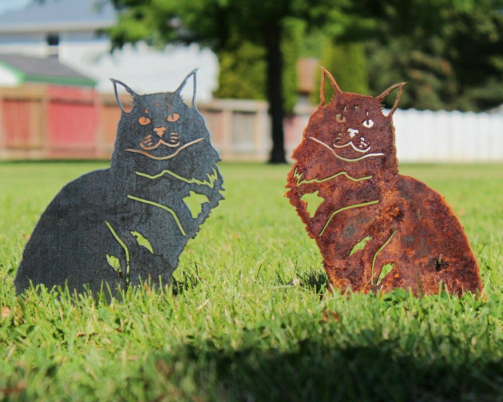 Maine Coon Garden Stake | Plow & Hearth