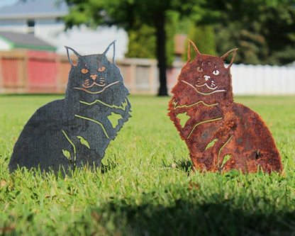 Maine Coon Garden Stake | Plow & Hearth