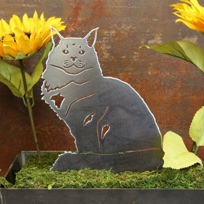 Maine Coon Garden Stake | Plow & Hearth