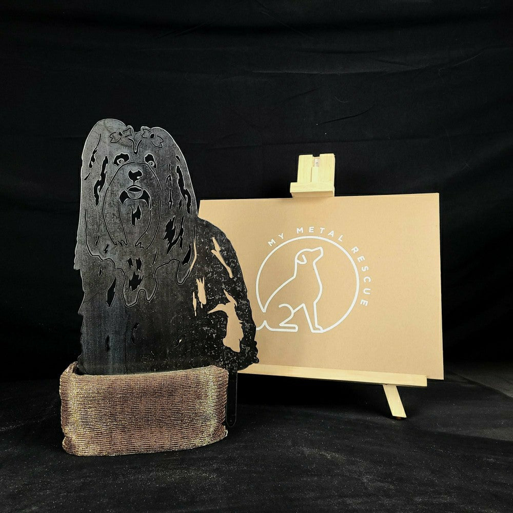 Lhasa Apso Garden Stake | Plow & Hearth