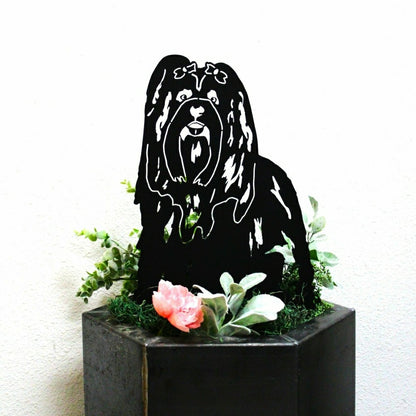 Lhasa Apso Garden Stake | Plow & Hearth