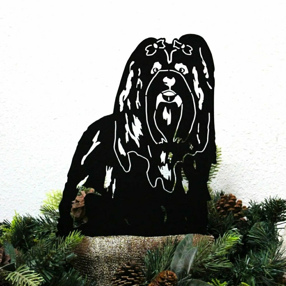 Lhasa Apso Garden Stake | Plow & Hearth