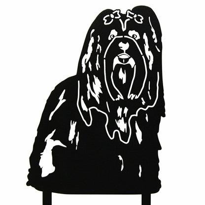 Lhasa Apso Garden Stake | Plow & Hearth