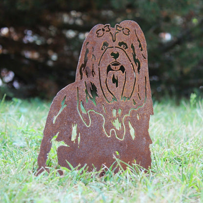 Lhasa Apso Garden Stake | Plow & Hearth