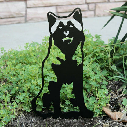 Siberian Husky Garden Stake | Plow & Hearth