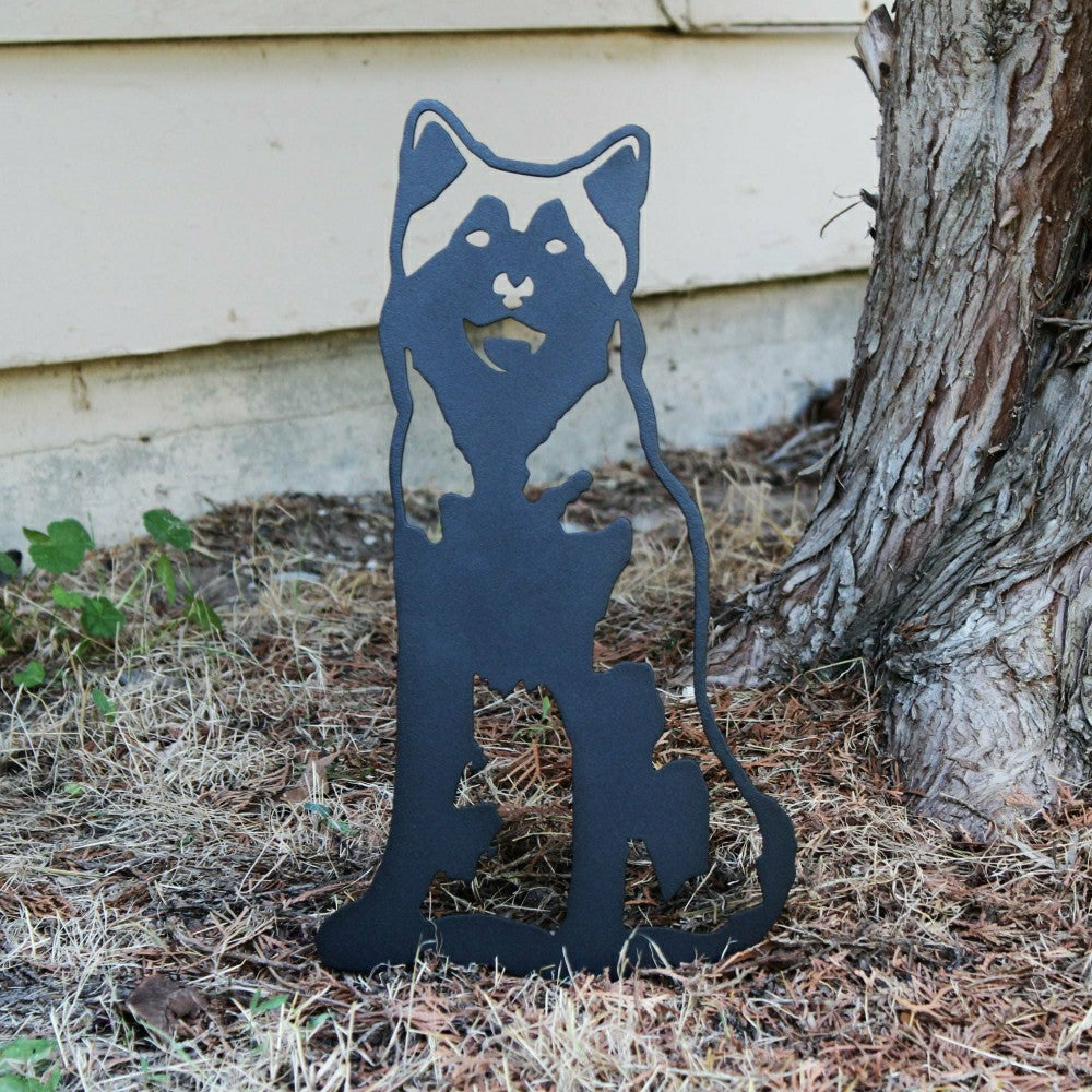 Siberian Husky Garden Stake | Plow & Hearth