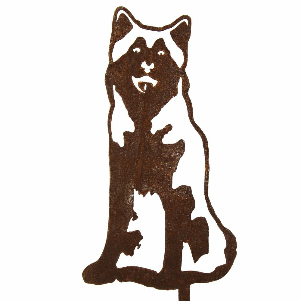 Siberian Husky Garden Stake | Plow & Hearth