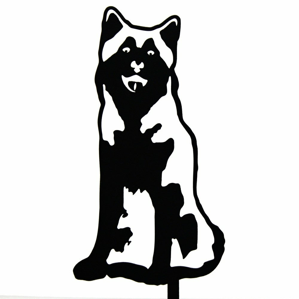 Siberian Husky Garden Stake | Plow & Hearth