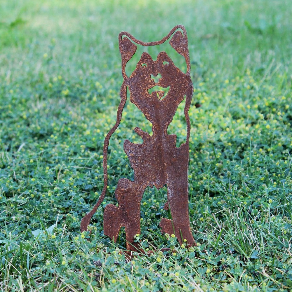 Siberian Husky Garden Stake | Plow & Hearth