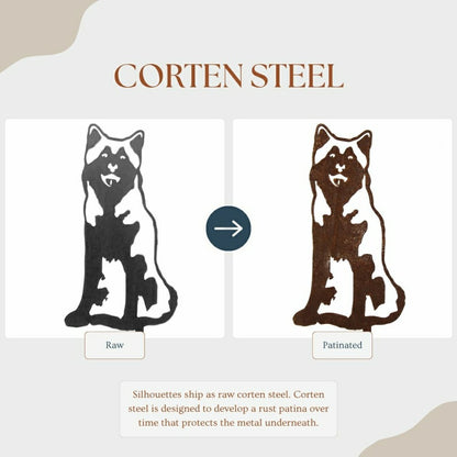 Siberian Husky Garden Stake | Plow & Hearth