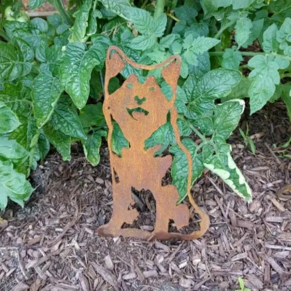 Siberian Husky Garden Stake | Plow & Hearth