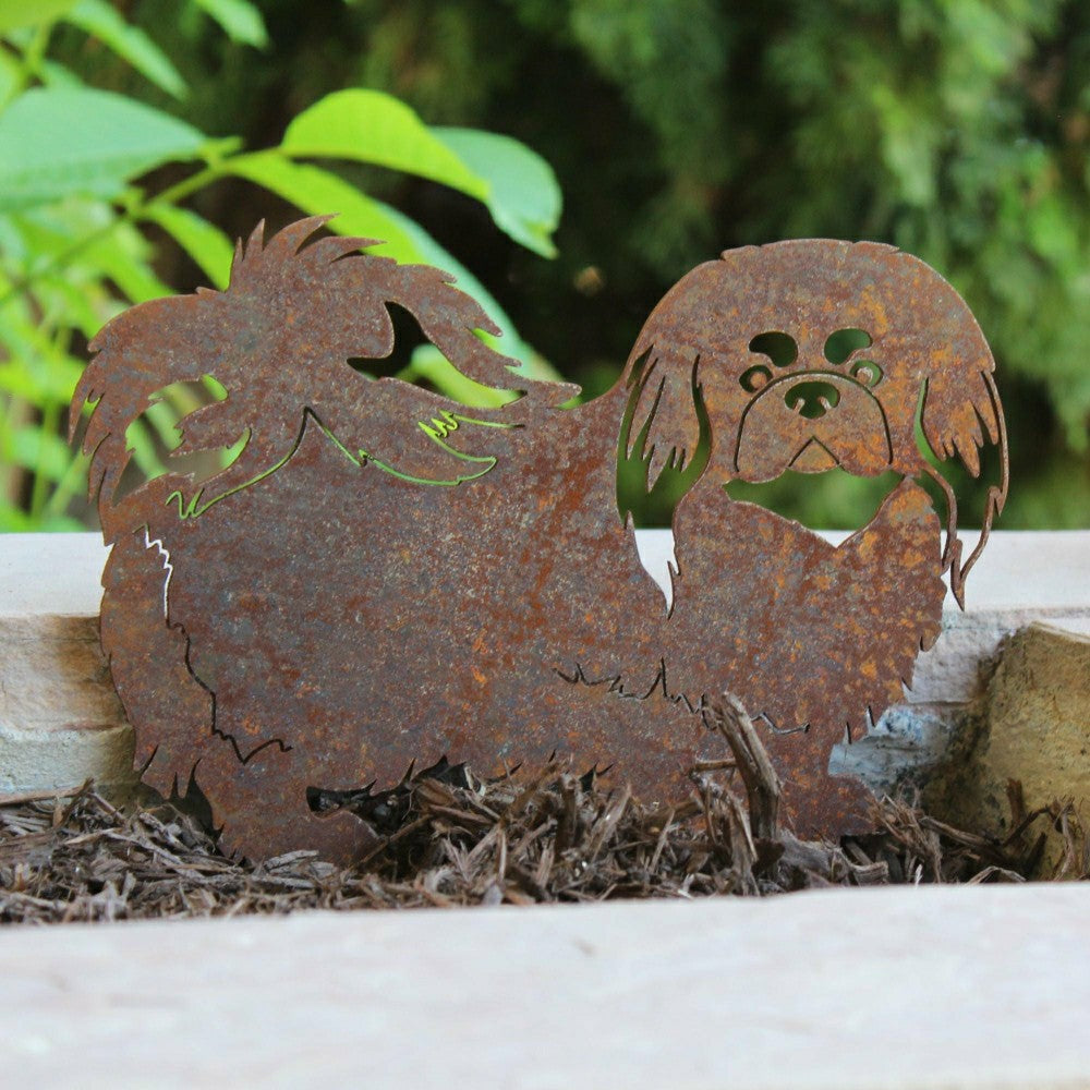 Pekingese Garden Stake | Plow & Hearth
