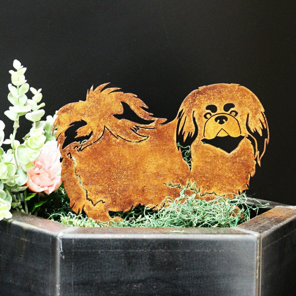 Pekingese Garden Stake | Plow & Hearth