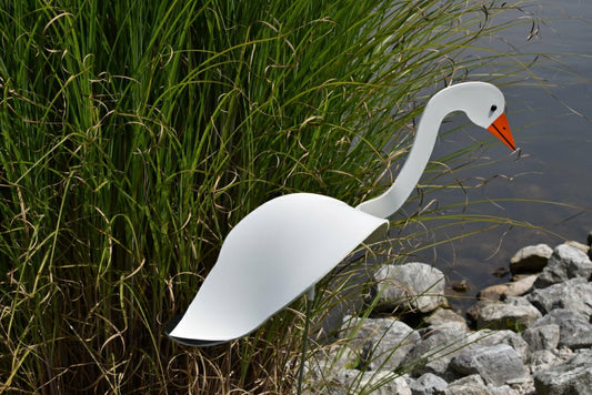 Snow Goose Dancing Bird Garden Stake | Plow & Hearth