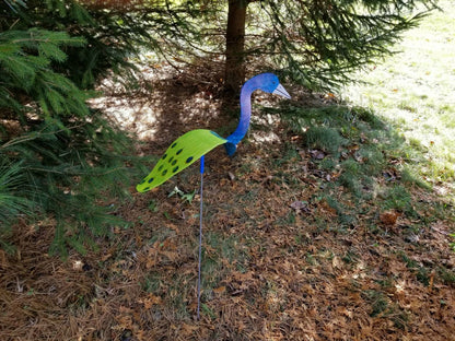 Peacock Dancing Bird Garden Stake | Plow & Hearth