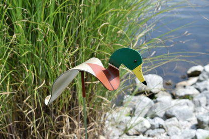 Mallard Duck Dancing Bird Garden Stake | Plow & Hearth